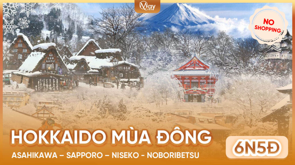 Tour Hokkaido Mùa Đông: Miền Tuyết Trắng Thần Tiên