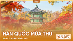 Tour Hàn Quốc Mùa Thu: Seoul – Nami – Everland