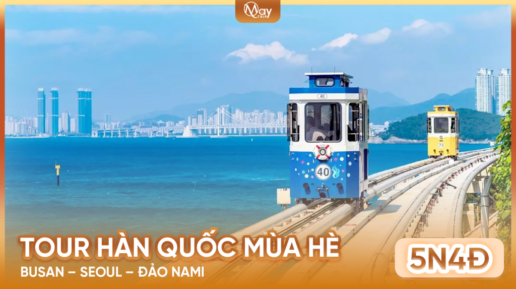 Tour Hàn Quốc Mùa Hè 2026: Busan – Seoul – Đảo Nami